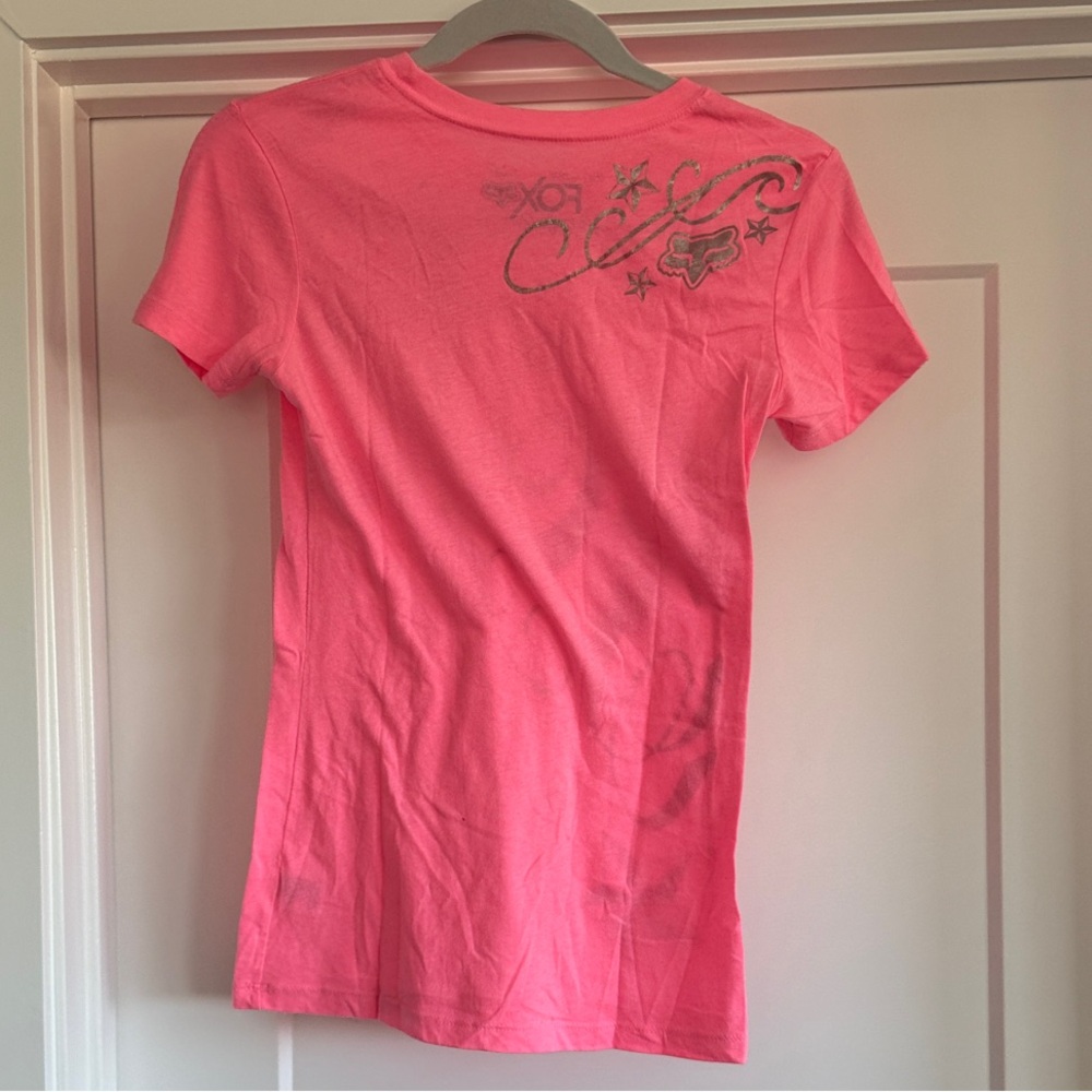 FOX BRAND PINK T-SHIRT - EUC - Picture 5 of 10